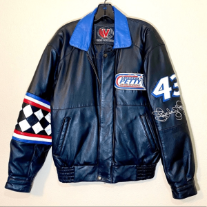 Vintage Nascar Richard Petty Racing Leather Jacket