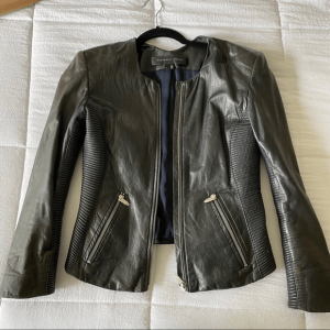 Theyskens Theory Womens Leather Jacket