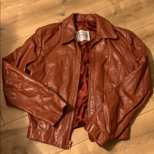 Casablanca Vintage Brown Leather Jacket