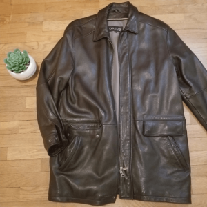 Tcec Black Faux Leather Jacket