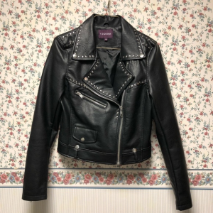 Vigoss Black Faux Leather Jacket