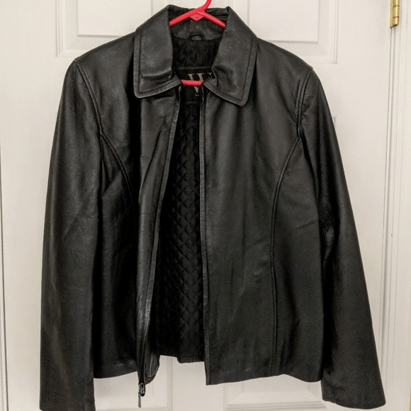 Winlit New York Black Leather Jacket
