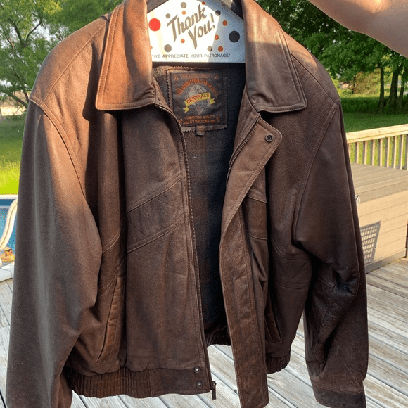 Adventure Bound Brown Leather Jacket By Wilson