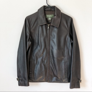 Eddie Bauer Black Faux Leather Jacket