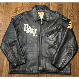 Davoucci Men's Black Leather Jacket