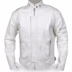 Daft Punk Electroma White Faux Leather Jacket