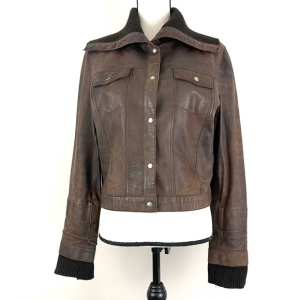 Whet Brown Nyc Antique Leather Jacket