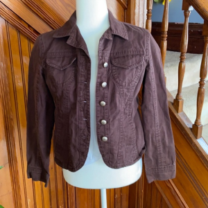 Vintage Brown Cotton Jacket