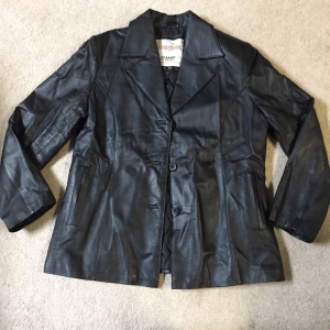 Gianni Ferrara Black Leather Jacket