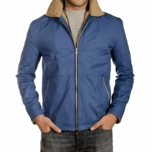 Bob Saginowski Tom Hardy Blue Cotton Jacket