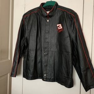 Chase Authentics “dale Earnhardt” Black Leather Jacket