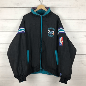 Charlotte Hornet Reversible Black Cotton Jacket