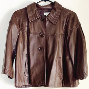 Brown Lined Leather Jacket