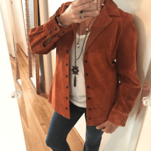 Vintage Anne Klein Brown Suede Jacket