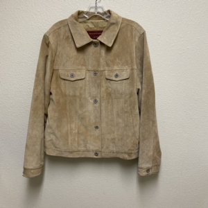 Eddie Bauer Authentic Seattle Tan Suede Jacket