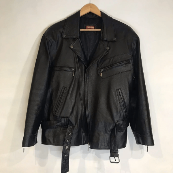 Vintage American Faux Leather Biker Jacket