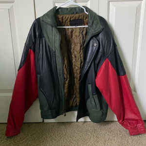 Vintage Saxony Faux Leather Jacket