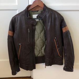 Diesel Brown Leather Jacket