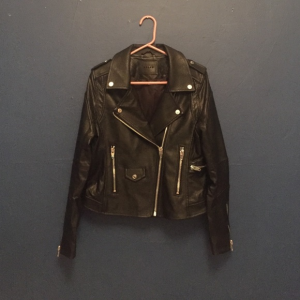 Blanknyc 'easy Rider' Black Faux Leather Moto Jacket