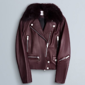 The Arrivals Faelke Zero Modular Red Faux Leather Jacket