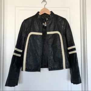 Wilsons Faux Leather Maxima Black Jacket