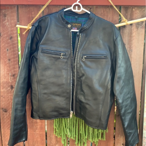 Vanson Black Faux Leather Jacket