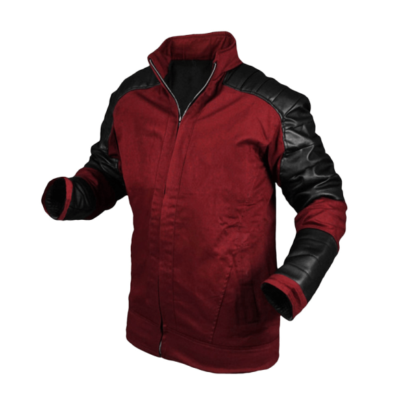 Gundala Sancaka Red Faux Leather Jacket