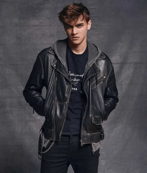 Hit 2020 Darío Black Faux Leather Jacket