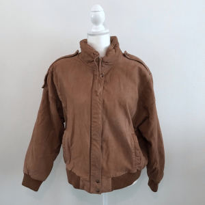 Vintage Middlebrook Park Leather Bomber Jacket