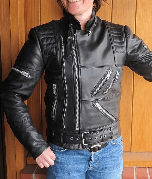 Hein Gericke Black Faux Leather Jacket