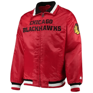 Chicago Blackhawks Captain Ii Satin Jacket