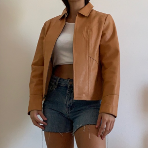 Brown Leather Jacket 2