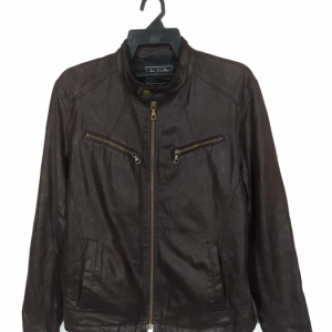 Uniqlo Neo Black Faux Leather Bike Jacket