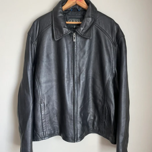 Vintage Guess Black Leather Jacket