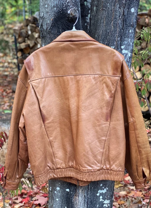 Vintage Philippe Monet Faux Leather Jacket - Fortune Jackets