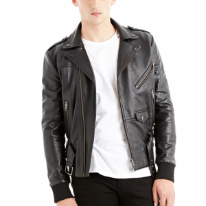 Surface To Air The Gaspard Black Leather Jacket