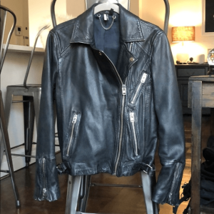 Topshop Black Leather Jacket