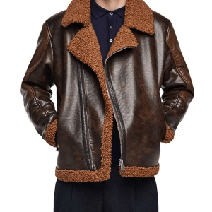 Dean Ambrose Shearling Lined Jacket