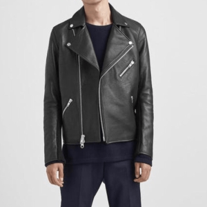 The Arrivals Lautner Leather Biker Jacket