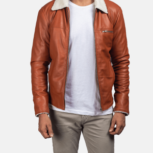 Dan Frost Tan Shearling Jacket