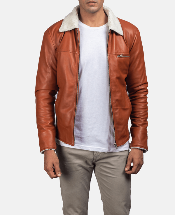 Dan Frost Tan Shearling Jacket