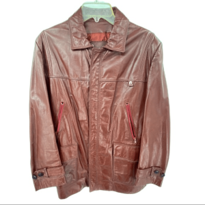 Vintage 70s Aigner Brown Leather Jacket