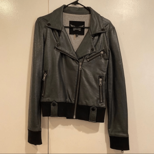 Robin Black Leather Jacket