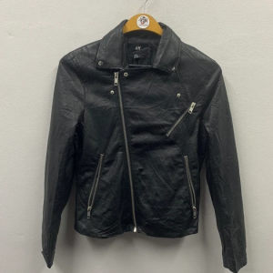 Vintage H&m Jacket Black Faux Leather Design Seditionaries