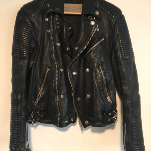 Super Rare Burberry Brit Leather Biker Jacket