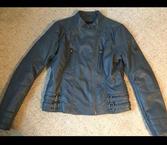 Rocawear Gray Faux Leather Jacket