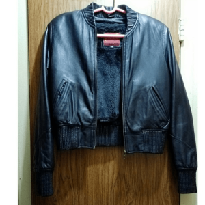 Hudson Black Faux Leather Jacket