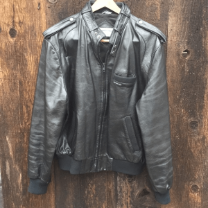 Vintage 80s Members Only Leather Racer Jacket