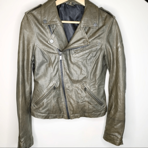 William Rast Moto Leather Jacket