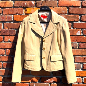 Vintage Tan Max Usa Leather Jacket